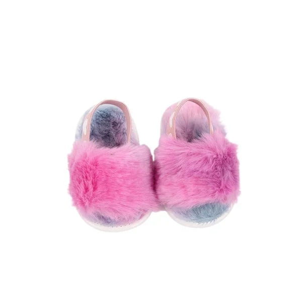 Soft Sole Plush Sandals for Infant Girls