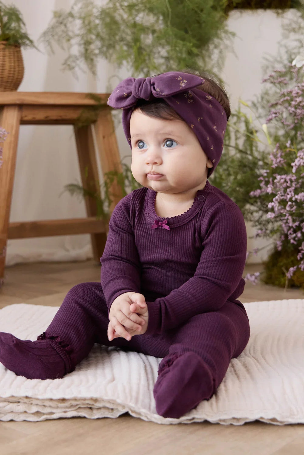 Organic Cotton Modal Maude Bodysuit - Fig