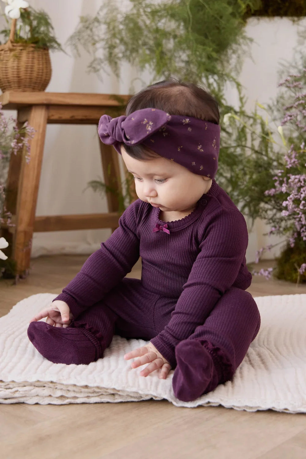 Organic Cotton Modal Maude Bodysuit - Fig