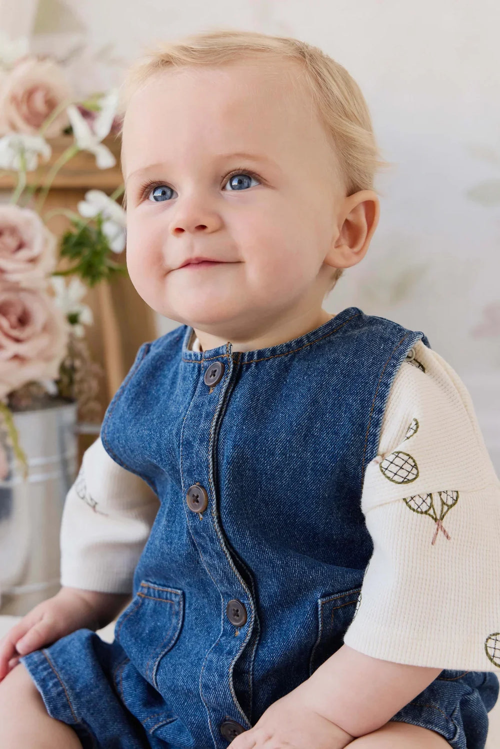 Sorrel Playsuit - Classic Wash Denim