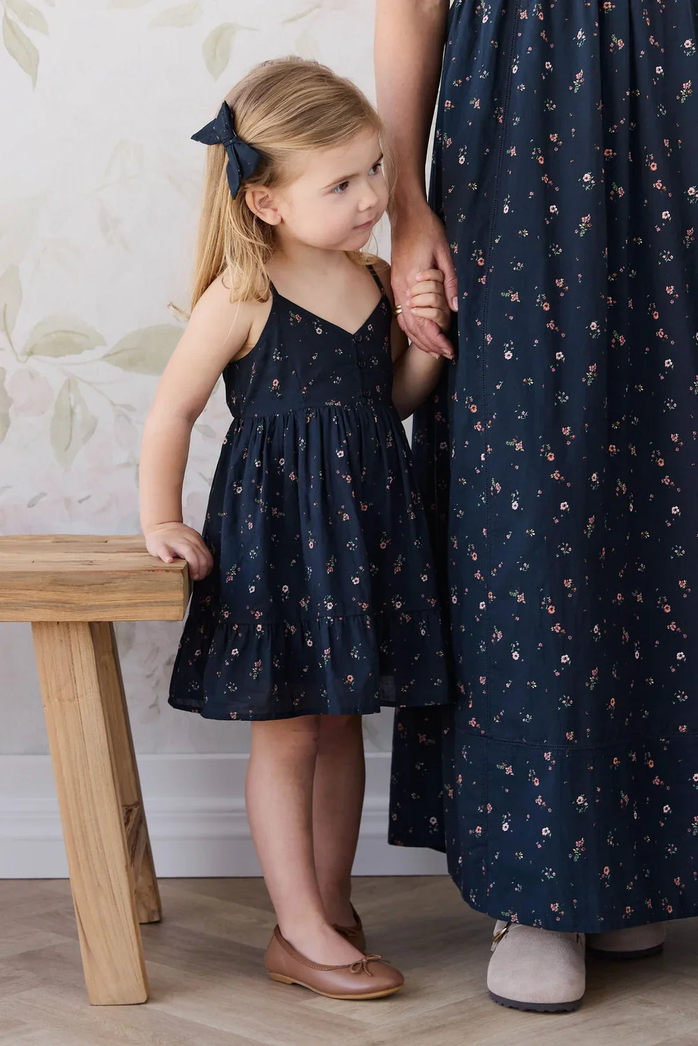 Organic Cotton Kaianna Dress - Eloise Navy