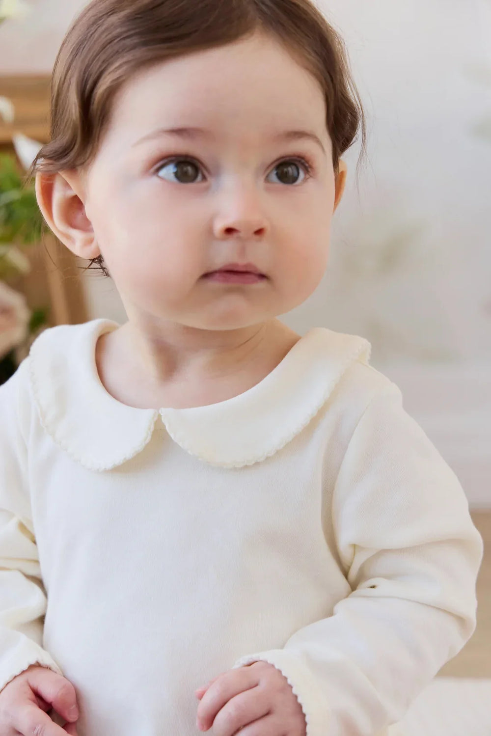 Pima Cotton Wrenley Bodysuit - Parchment