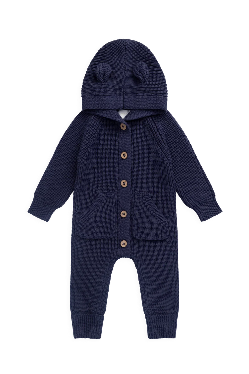 Bear Knit Onepiece - Marine