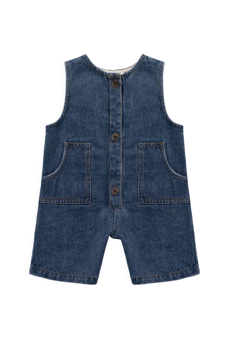 Sorrel Playsuit - Classic Wash Denim