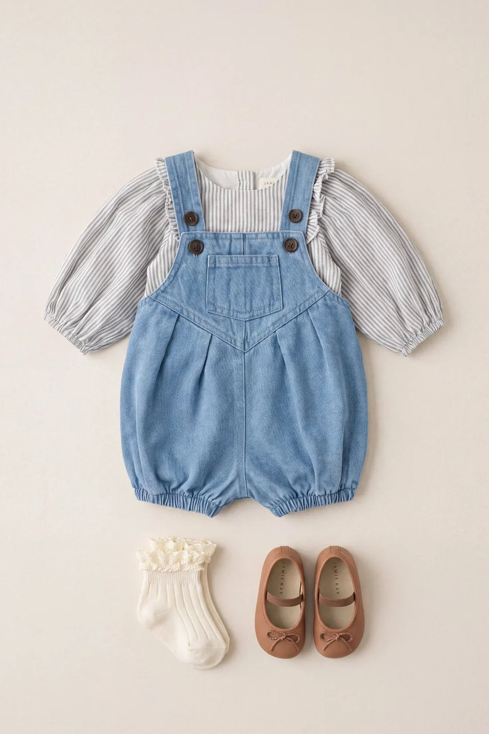 Stefan Denim Playsuit - Lake Denim